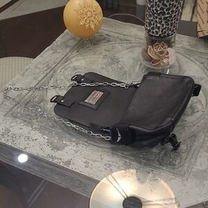 Zadig & Voltaire Black Rock leather crossbody bag With Chain